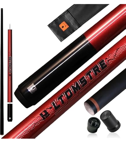 YEUEK Little Monster Carbon Fiber Jump Break cue - 3 Pieces Break